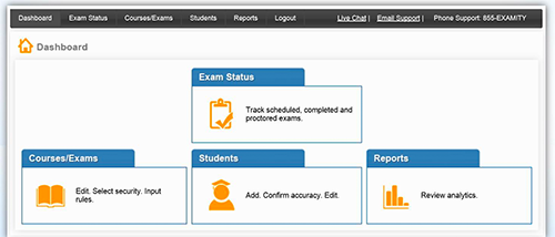Examity Dashboard Examity Dashboard