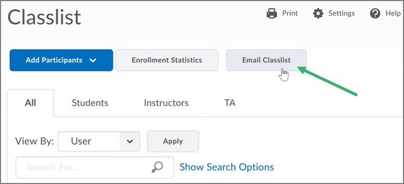 email classlist button email classlist button