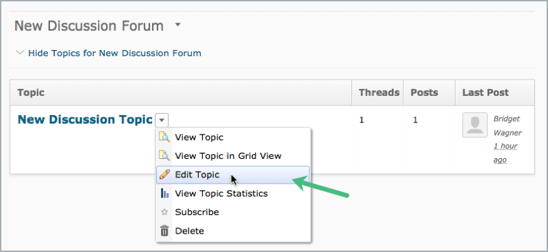 Edit discussion topic Edit discussion topic