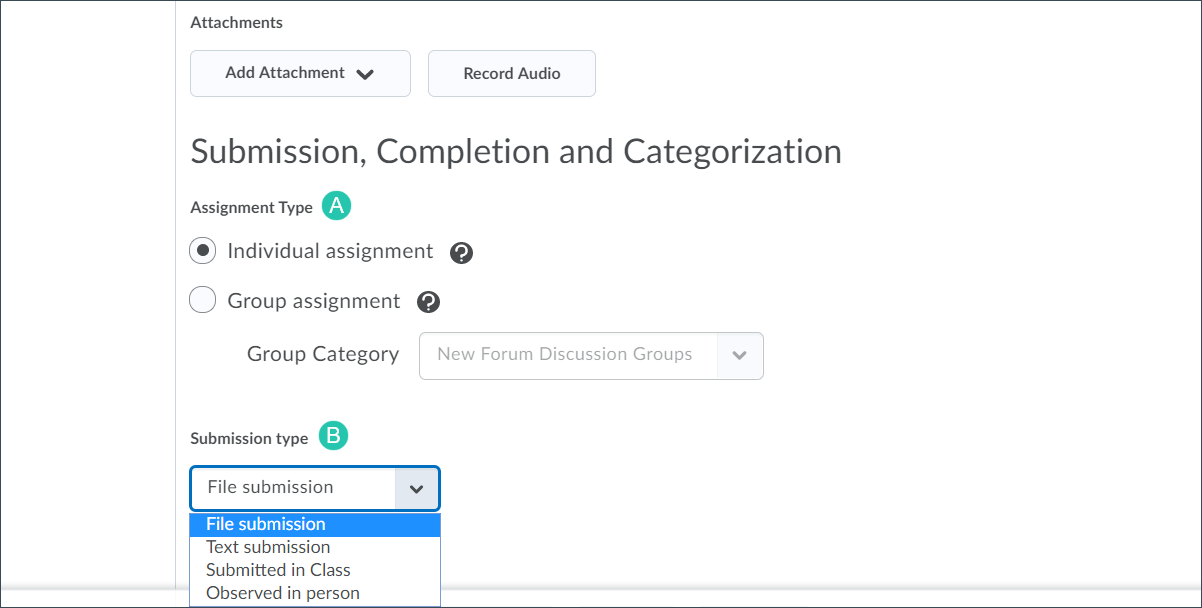 creating submission_assignment type creating submission_assignment type