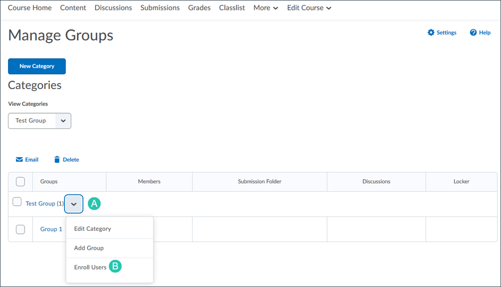 Select Enroll Users Select Enroll Users