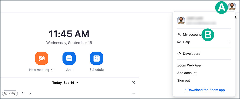 locating the zoom profile