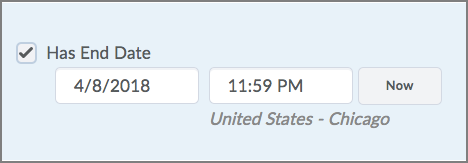 Has end date special access Has end date special access