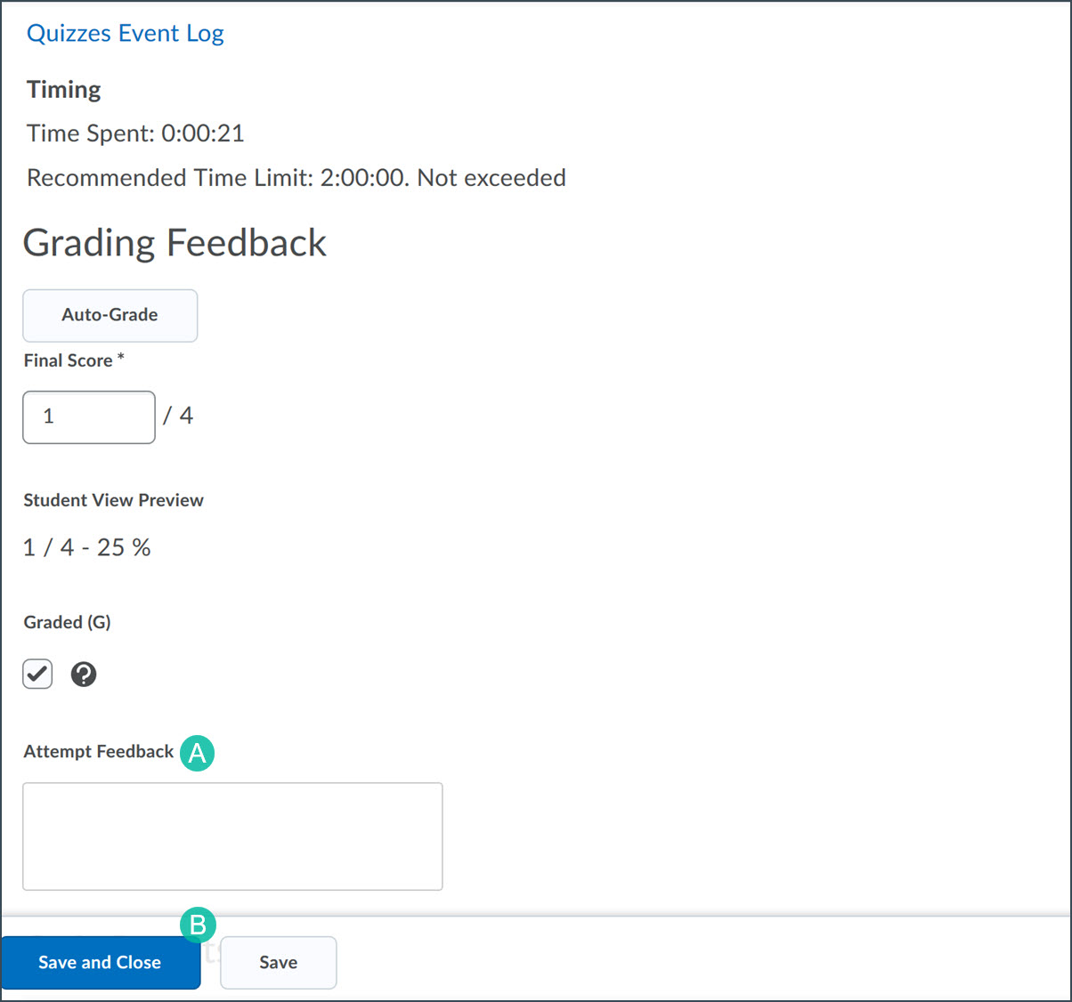 Enter Attempt Feedback Enter Attempt Feedback
