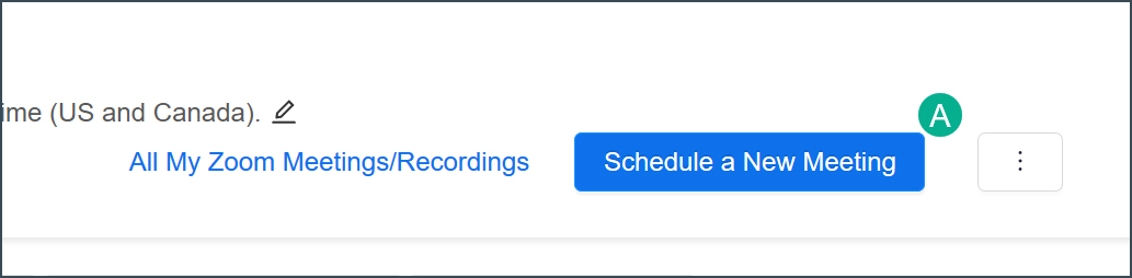 select the schedule a meeting button