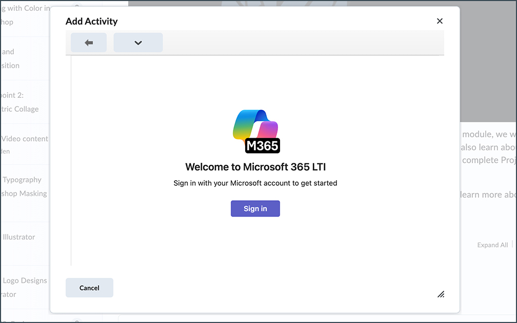 the onenote login splash