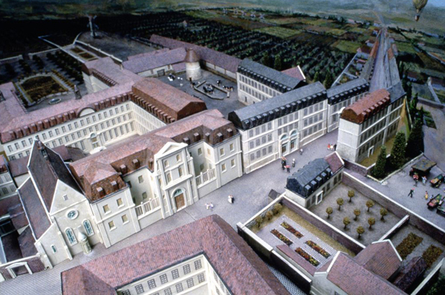 View of the Buildings and Second Courtyard