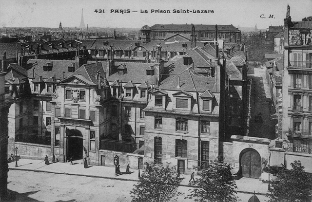 Prison Saint-Lazare, exterior, panoramic