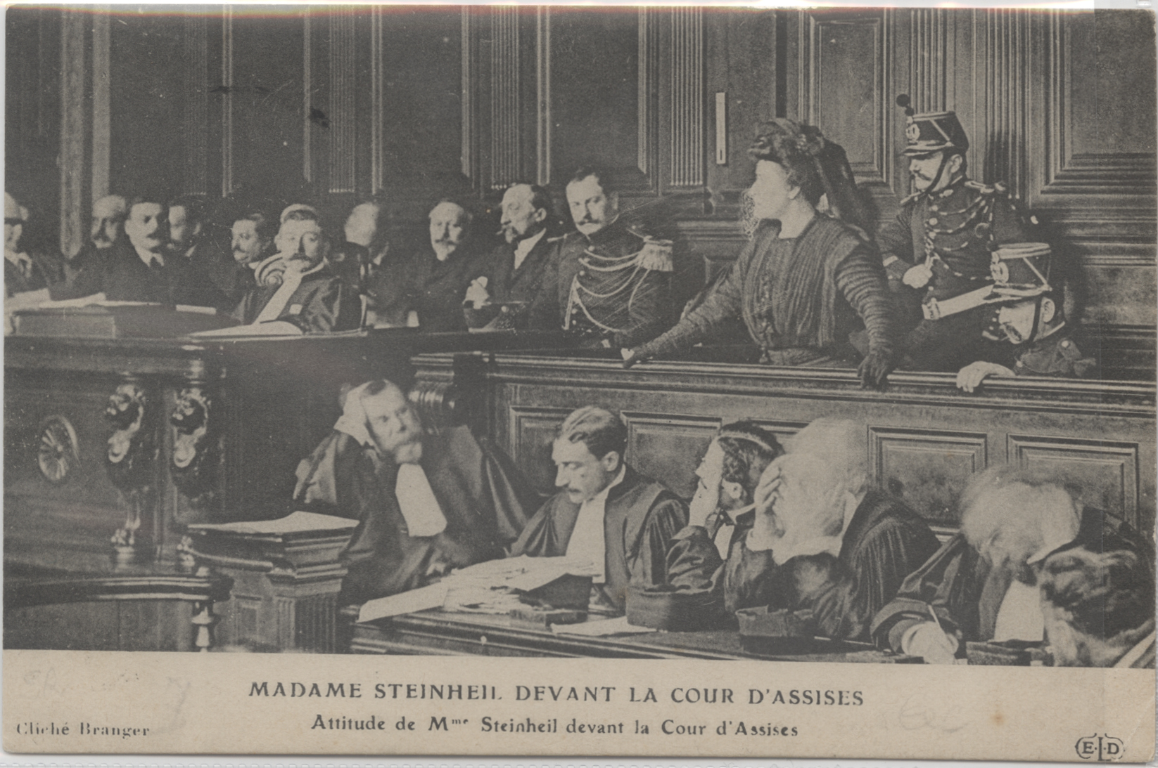 “MADAME STEINHEIL DEVANT LA COUR D’ASSISES” “Attitude de Mme Steinheil devant la Cour d’Assises”